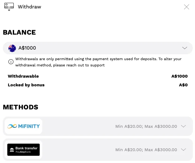 How to Withdraw